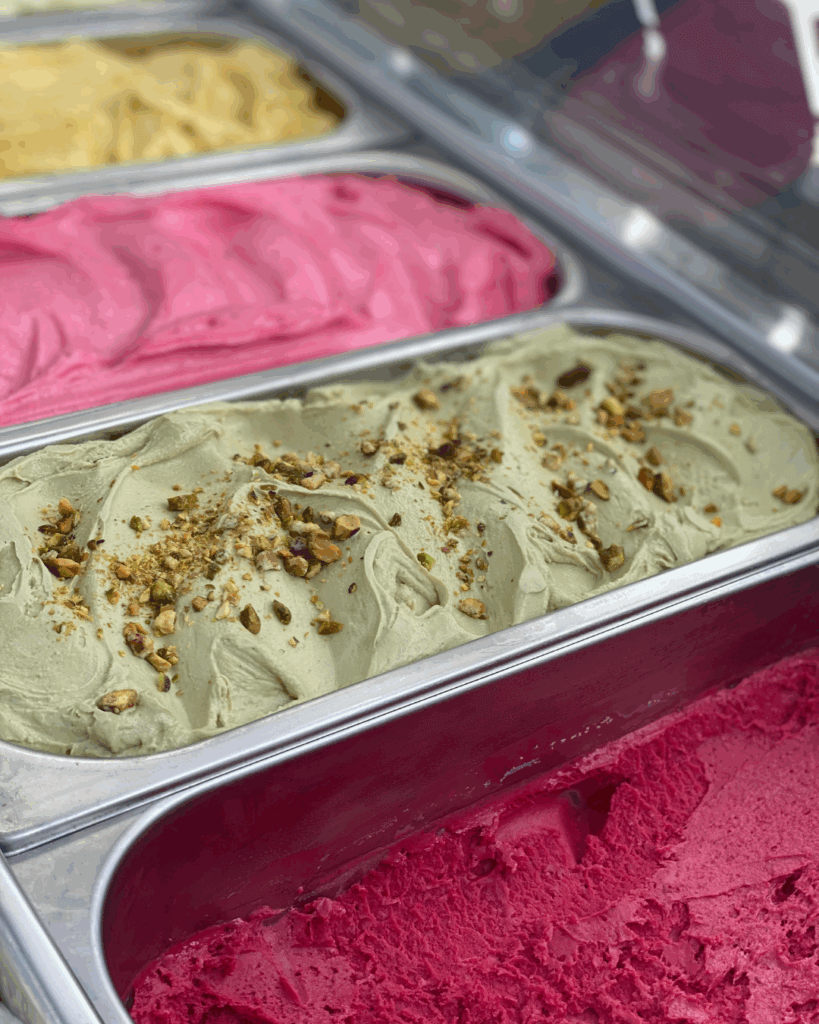 Verschiedene Eissorten